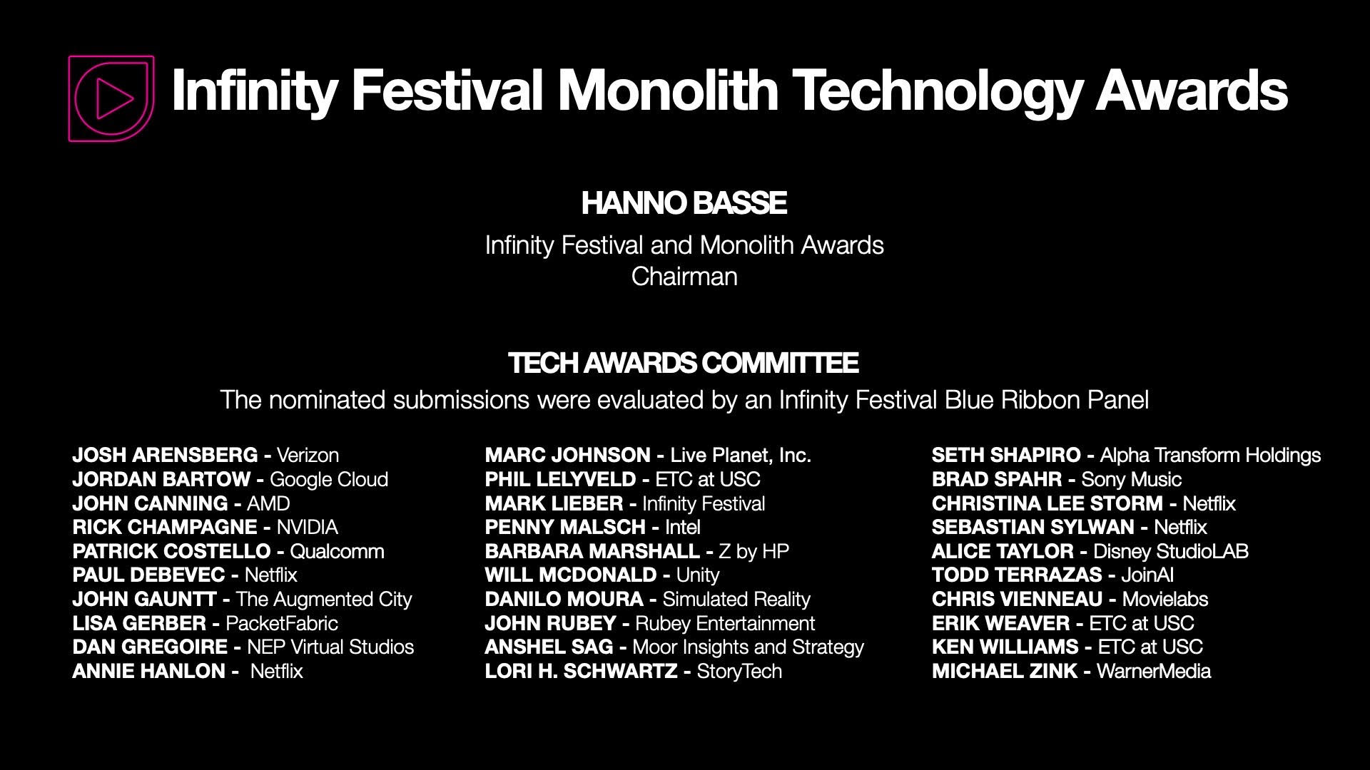 Monolith Technology Awards